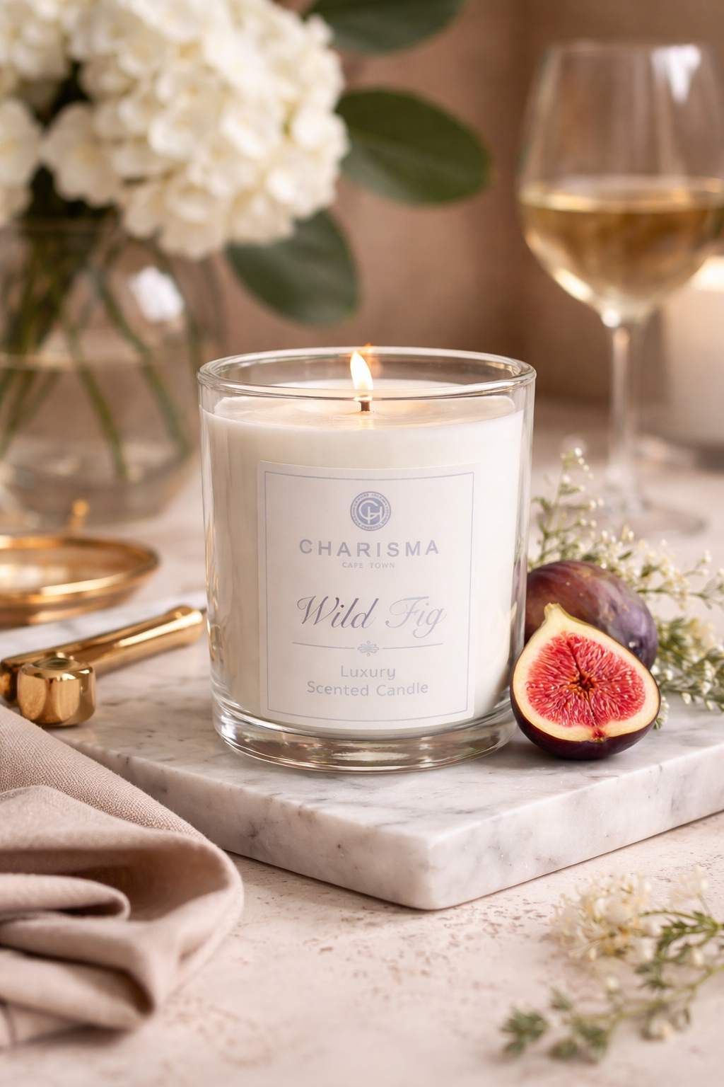 Luxury Scented Candle Votive- Wild Fig