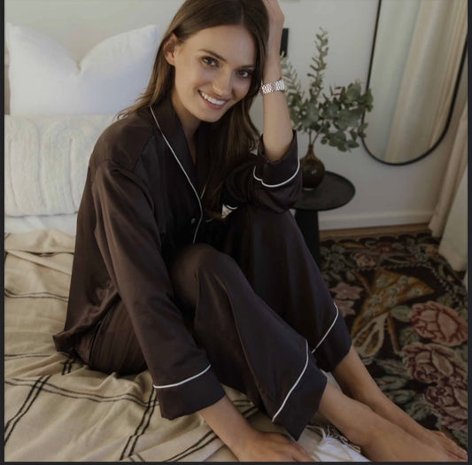 Classic Shawl Collar PJ Set