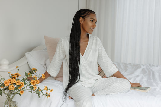 Lila Rose Kaftan Top 3/4 PJ Lounge Set