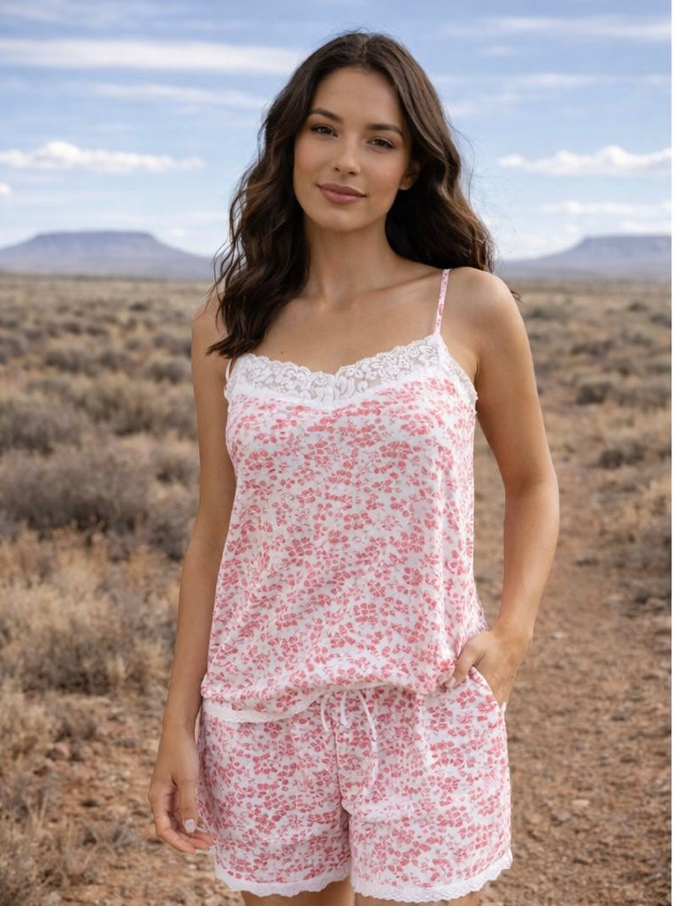 Lila Rose Ditsy Print Short Set, image 1