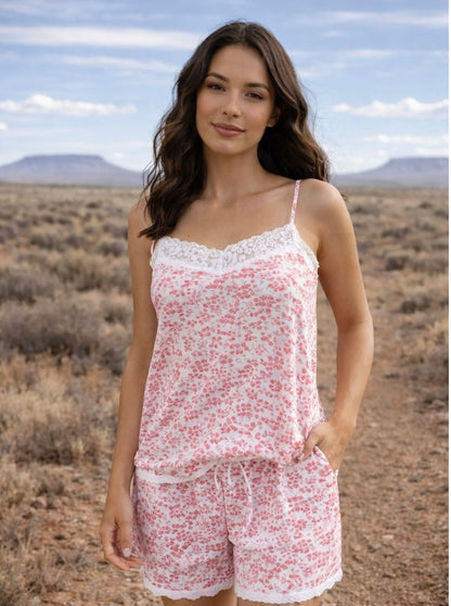 Lila Rose Ditsy Print Short Set, image 1