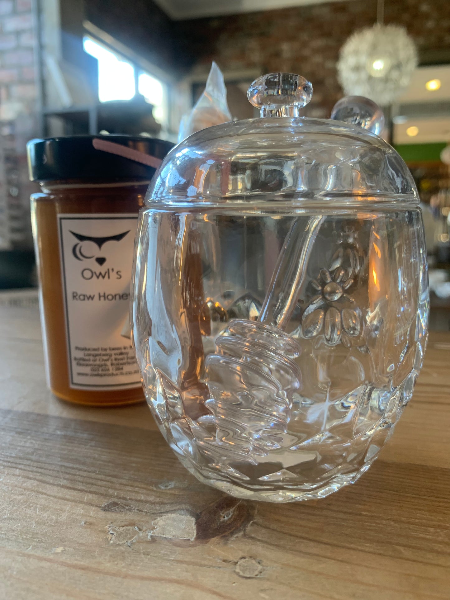 French Style Bee Honey Pot