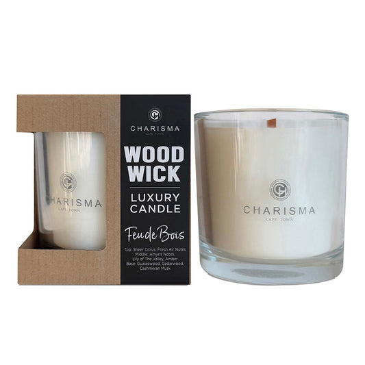Wood Wick Luxury Candle, image 1